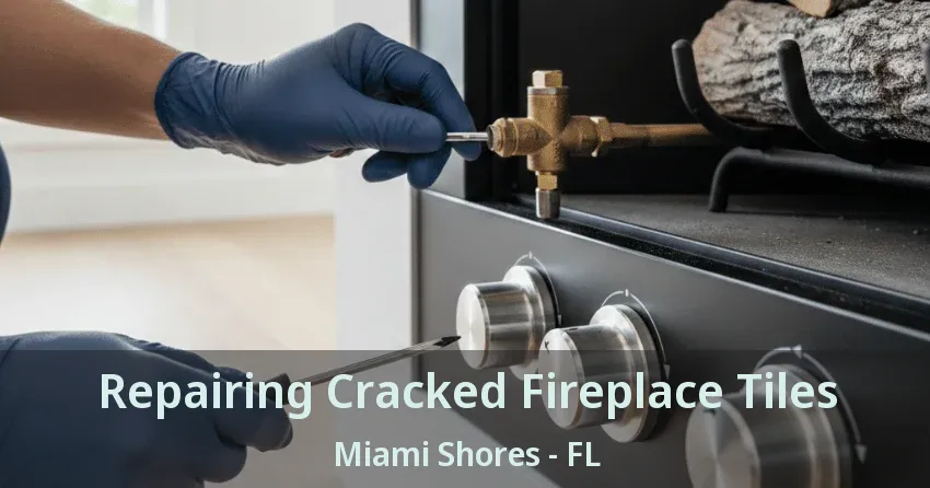 Repairing Cracked Fireplace Tiles Miami Shores - FL