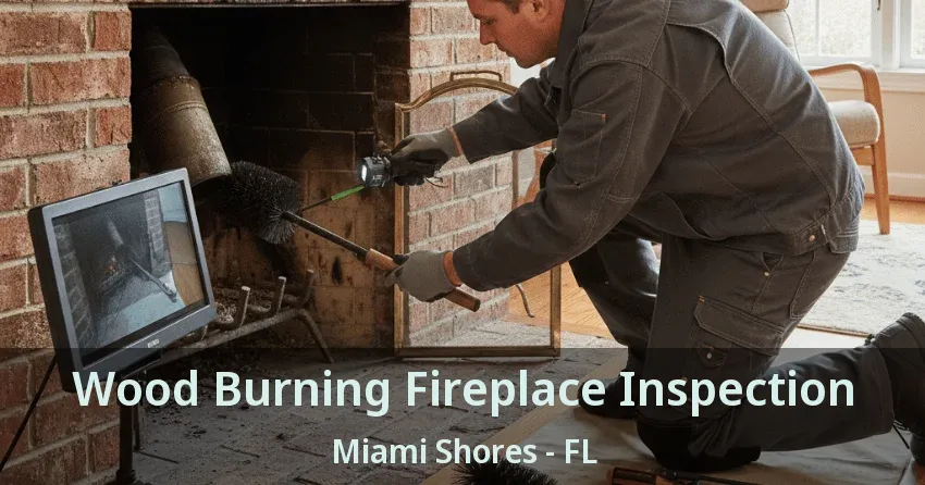 Wood Burning Fireplace Inspection Miami Shores - FL